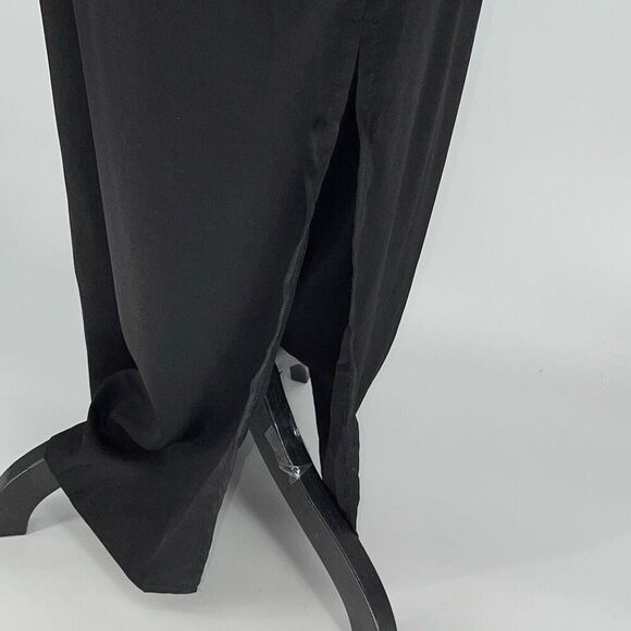 Dress Forum Womens Halter Tie Waist Cut-Out Sleeveless Jumpsuit Black Medium NWT - Picture 9 of 11